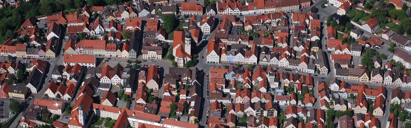 Luftbild Altstadt Schongau Lechrain
